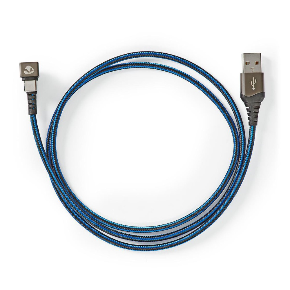 Nedis USB-A til USB-C-kabel, 180°-kontakt, 2 meter
