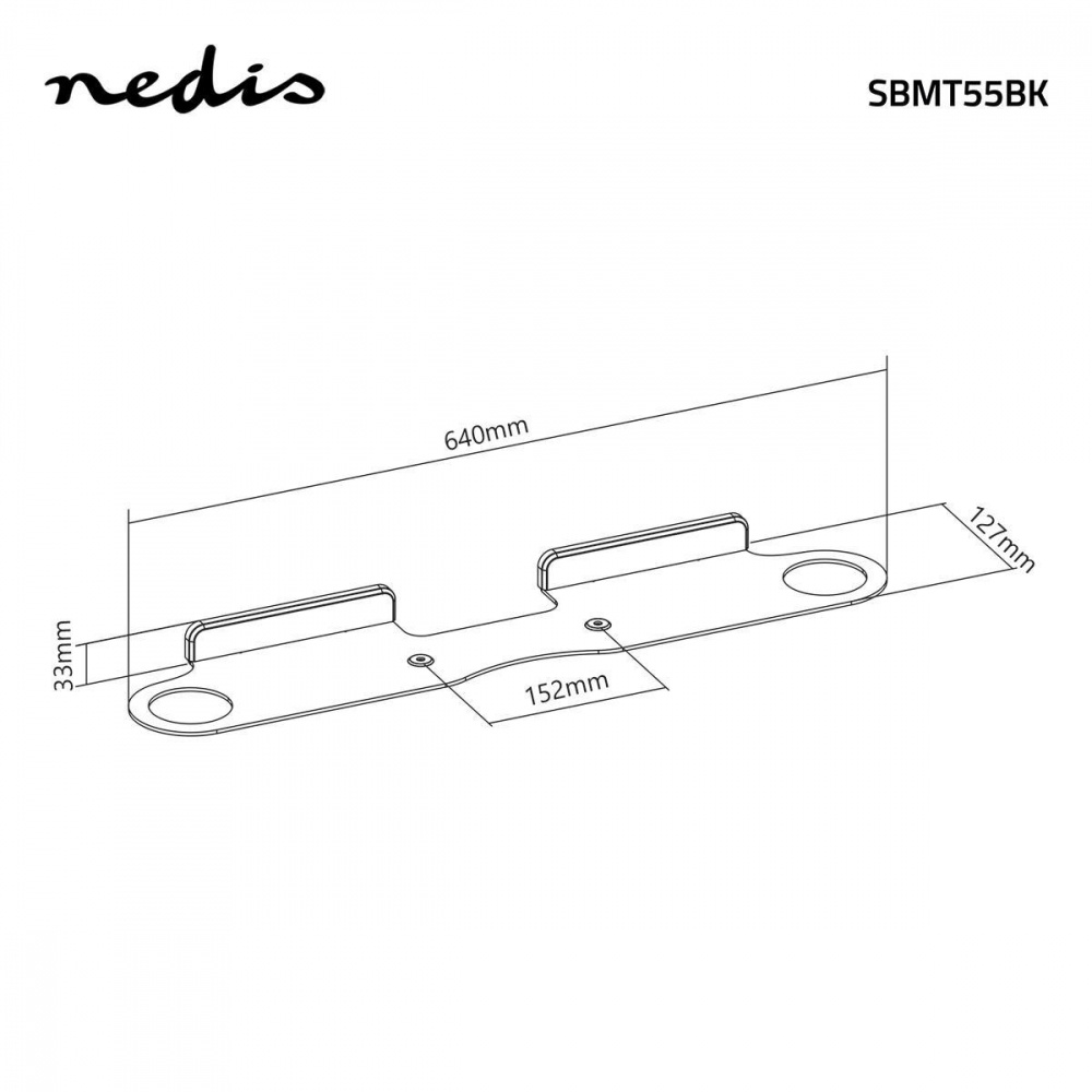 Nedis veggfeste til Sonos Beam
