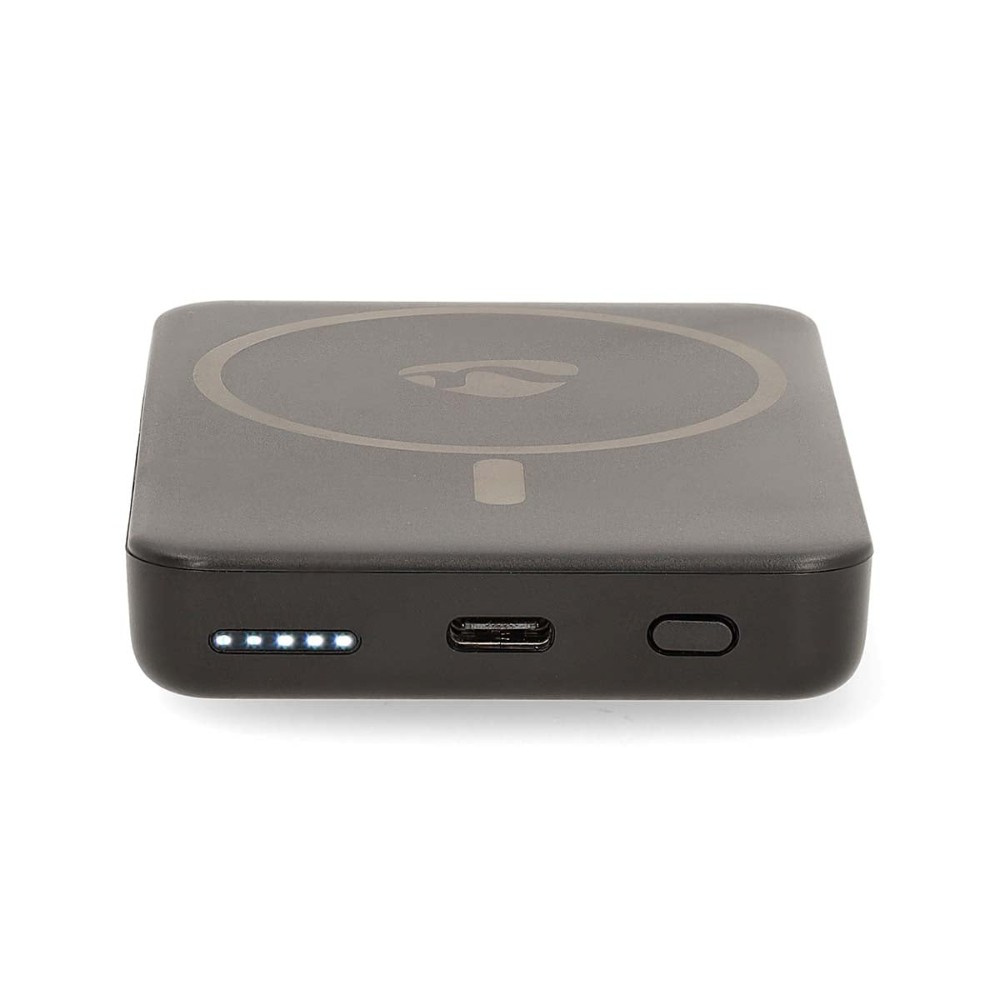 Nedis powerbank, 5 000 mAh, magnetisk trådløs lading
