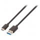Valueline USB 3.0-Kabel USB-C Han - A-han 1.00 m Svart