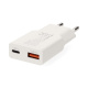 Nedis WCH-A20 GaN-vegglader 20 Watt, hvit Nedis WCH-A20 GaN-vegglader 20 Watt, hvit