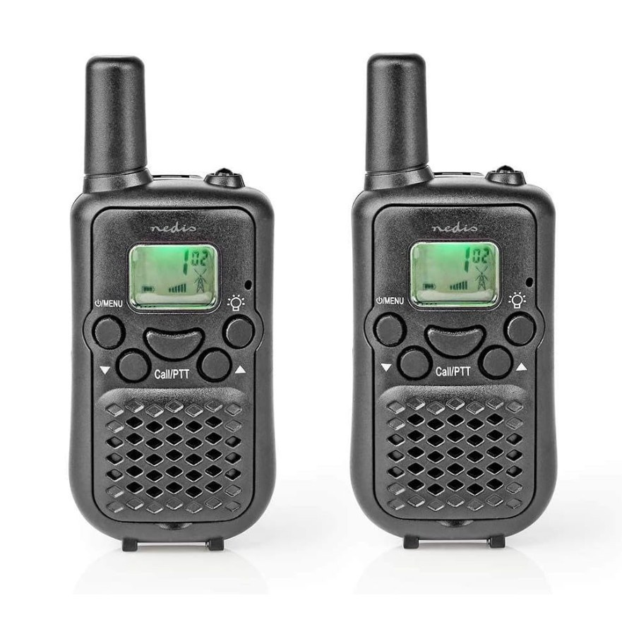 Nedis walkie-talkie-sett med 2 enheter