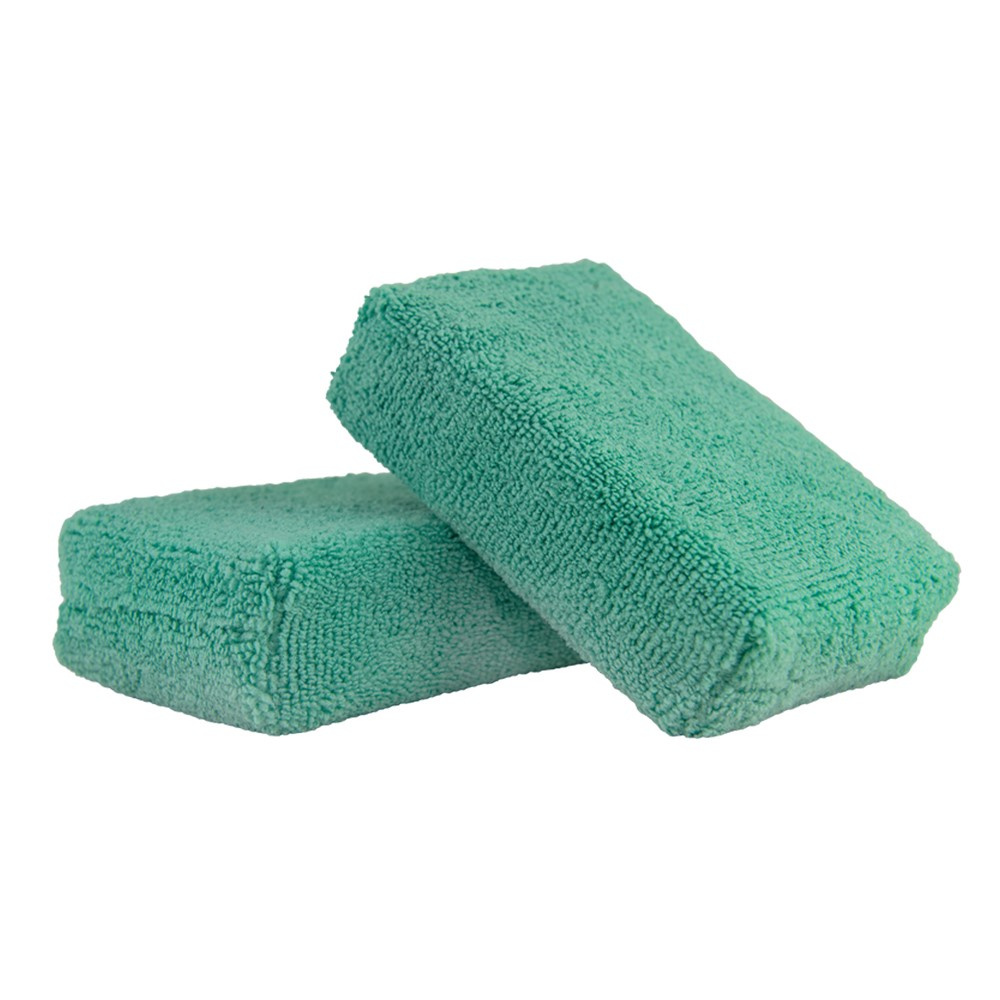 Chemical Guys Premium Grade Microfiber Applicators 2-pakk, blå