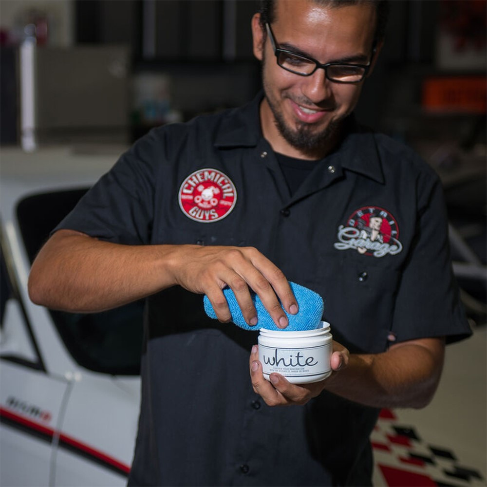 Chemical Guys Premium Grade Microfiber Applicators 2-pakk, blå