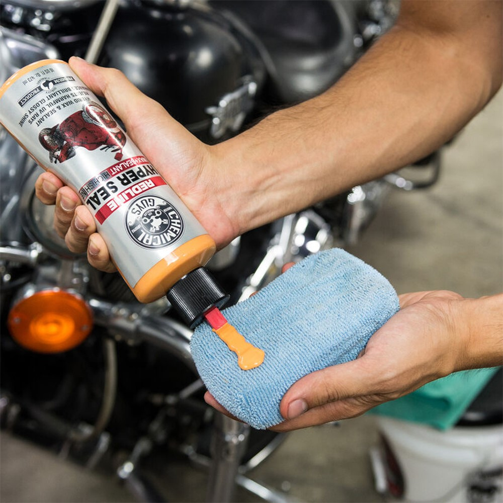 Chemical Guys Premium Grade Microfiber Applicators 2-pakk, blå