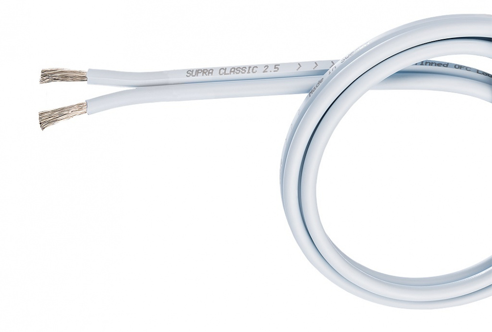 Supra Classic 2.5 høyttalerkabel, is-blå