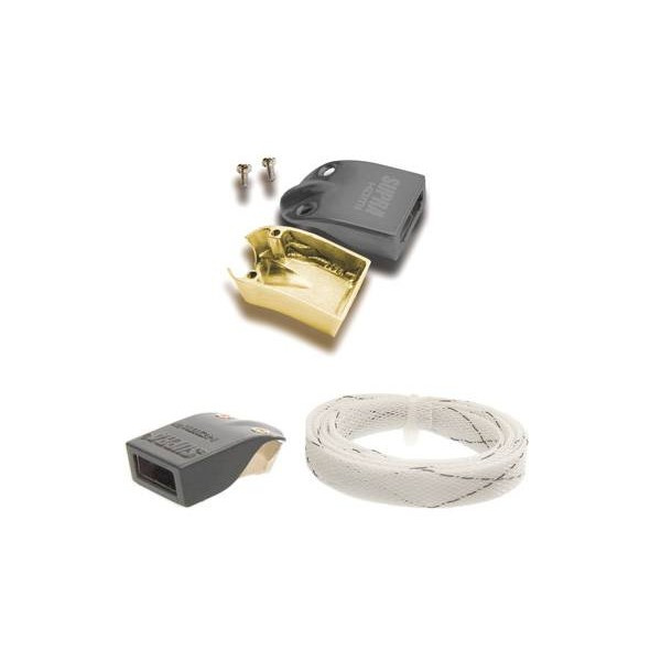 Supra HDMI Install Kit MET-B / BRAID, vinklet deksel og kabelstrømpe