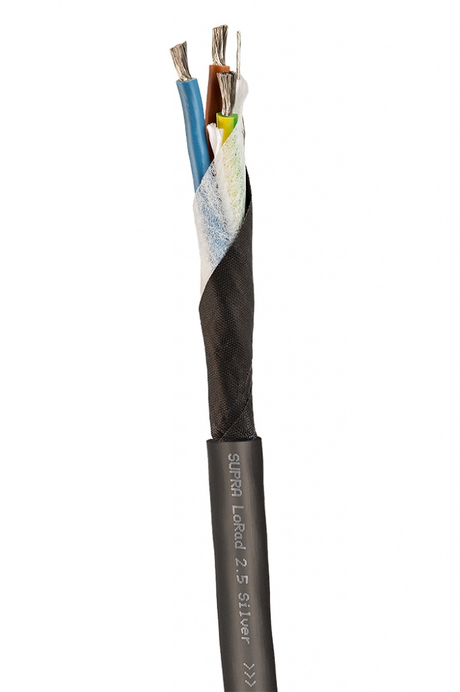 Supra LoRad 2.5 SPC strømkabel metervare