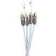 Supra Phono 2RCA-SC signalkabel for platespiller, 0.7 meter Supra Phono 2RCA-SC signalkabel for platespiller, 0.7 meter