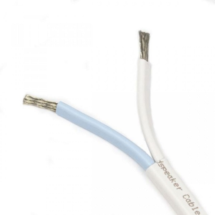 Supra Ply 2.0 hvit høyttalerkabel, metervare