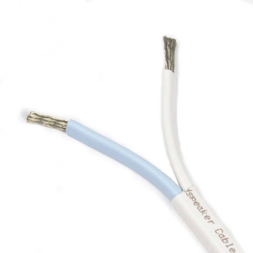 Supra Ply 3.4 hvit høyttalerkabel metervare