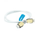 Supra HDMI 2.1 UHD8K HDMI-kabel med støtte for 8K HDR, hvit 2 meter Supra HDMI 2.1 UHD8K HDMI-kabel med støtte for 8K HDR, hvit 2 meter