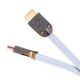 Supra HDMI 2.1 UHD8K HDMI-kabel med støtte for 8K HDR, hvit 2 meter Supra HDMI 2.1 UHD8K HDMI-kabel med støtte for 8K HDR, hvit 2 meter
