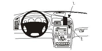 Brodit Forsterket ProClip, Volvo V70 N/XC70 00-08