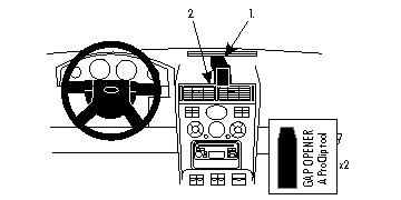 Brodit Forsterket ProClip, Ford Mondeo 01-07