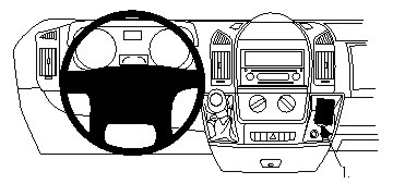Brodit Forsterket ProClip, Citroen/Fiat/Opel/Peugeot