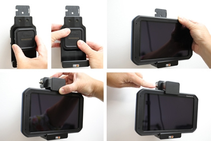 Brodit Holder med nøkkel-lås, Garmin dezl 780 LMT-D/dezlCam 785 LMT-D/Fleet 770/Fleet 780/Fleet 790