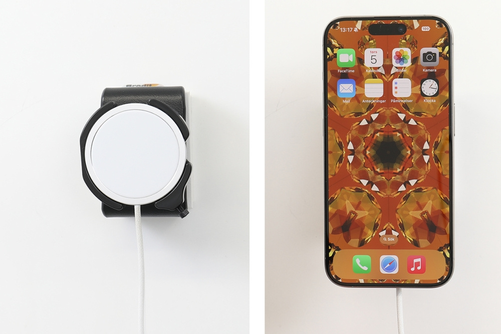 Brodit Feste med kuleledd, Apple iPhone 12/12 Mini/12 Pro/12 Pro Max/13/13 Mini/13 Pro/13 Pro Max/14/14 Plus m. fl.