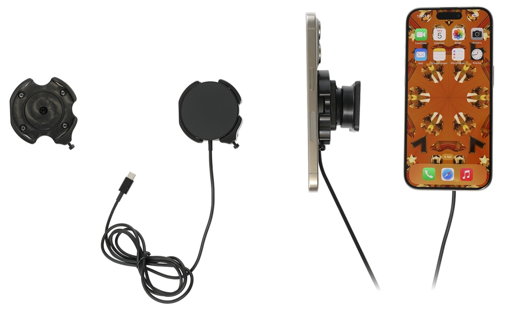 Brodit Feste med kuleledd, Apple iPhone 12/12 Mini/12 Pro/12 Pro Max/13/13 Mini/13 Pro/13 Pro Max/14/14 Plus m. fl.