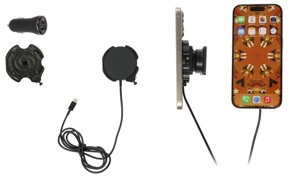 Brodit Feste med kuleledd, Apple iPhone 12/12 Mini/12 Pro/12 Pro Max/13/13 Mini/13 Pro/13 Pro Max/14/14 Plus m. fl.