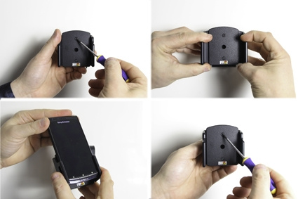 Brodit Passiv holder med kuleledd, Samsung Galaxy S24 SM-S921B/DS/S25