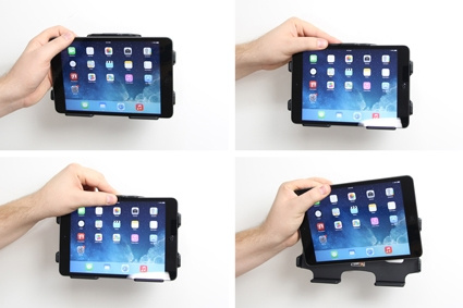 Brodit Passiv holder med kuleledd, Apple iPad Mini (A1432, A1454, A1455)/2 (A1489, A1490, A1491)/3 (A1599, A1600)/Retina