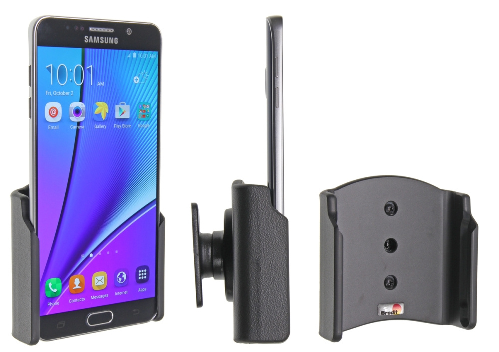 Brodit Passiv holder med kuleledd, Samsung Galaxy Note 5 