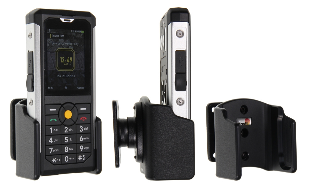 Brodit Passiv holder med kuleledd, CAT B100 