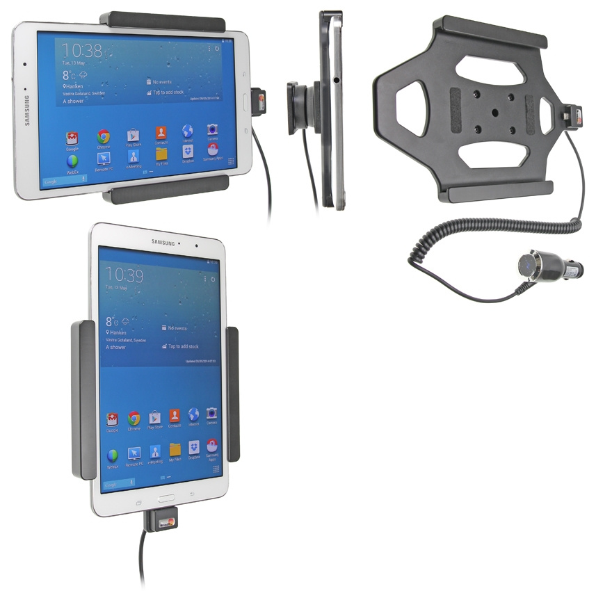 Brodit Aktiv holder med cigarettkontakt, Samsung Galaxy Tab PRO 8.4 SM-T320/SM-T325