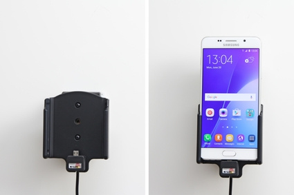 Brodit Aktiv holder med cigarettkontakt, Samsung Galaxy A5 (2016) 