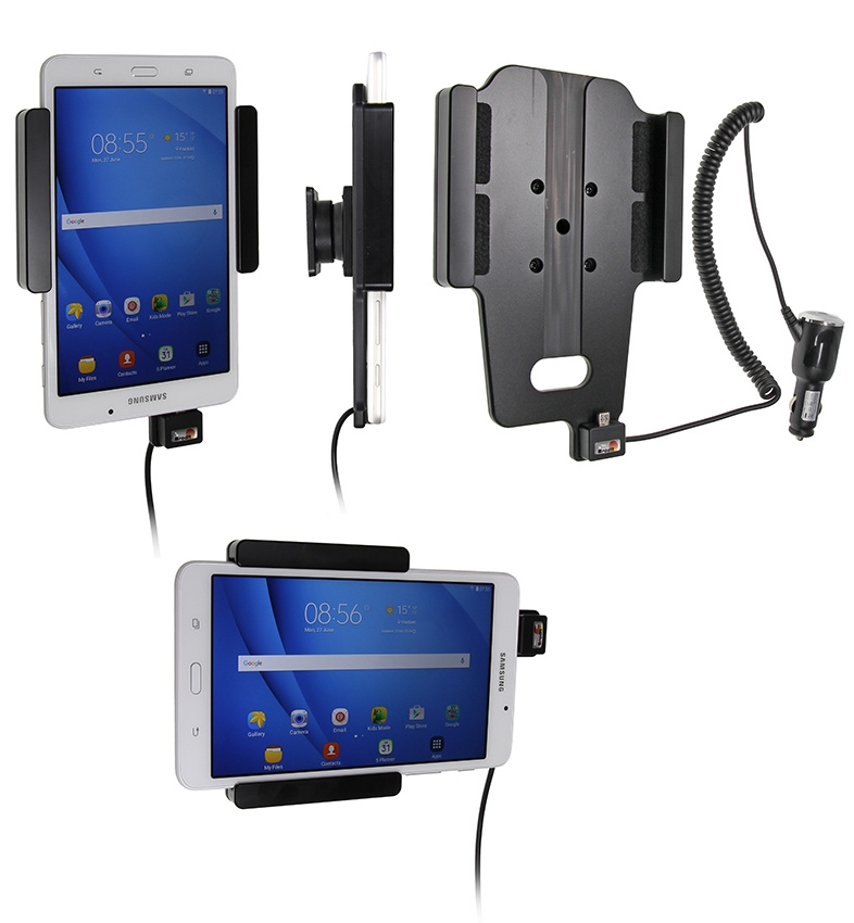 Brodit Aktiv holder med cigarettkontakt, Samsung Galaxy Tab A 7.0 (2016) SM-T280/SM-T285 