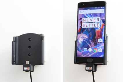 Brodit Aktiv holder med cigarettkontakt, OnePlus 3/3T
