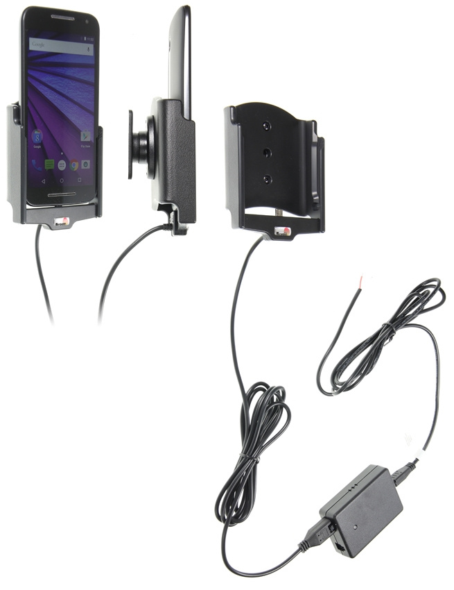 Brodit Aktiv holder for fast montering, Motorola Moto G (3rd Gen) 
