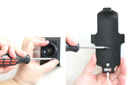 Brodit Holder for Kabeltilkobling, Apple iPhone 5/5C/5S/SE