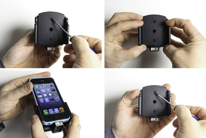 Brodit Holder for Kabeltilkobling, Apple iPhone 5/5C/5S/SE