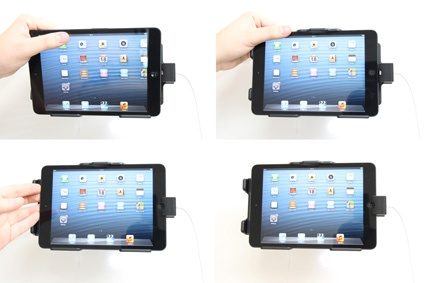 Brodit Holder for Cable Connection, Apple iPad Mini (A1432, A1454, A1455) 