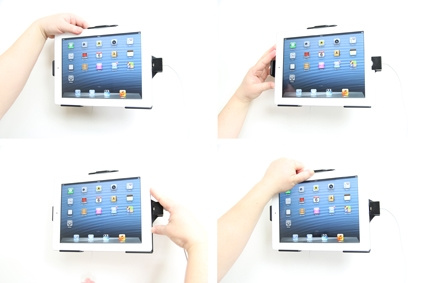 Brodit Holder for Kabeltilkobling, Apple iPad 4th Gen (A1458, A1459, A1460)/With Retina (Lightning Connector)