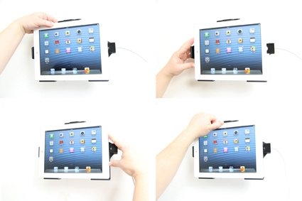 Brodit Holder for Kabeltilkobling, Apple iPad 4th Gen (A1458, A1459, A1460)/With Retina (Lightning Connector)