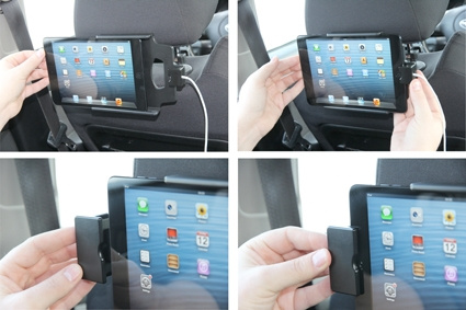 Brodit Holder med fjær-lås, Apple iPad Mini (A1432, A1454, A1455) 