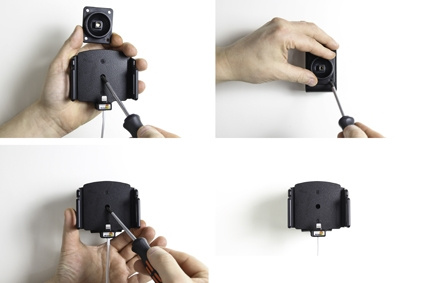 Brodit Holder for Kabeltilkobling, Apple iPhone 11/6 Plus/6S Plus/7 Plus/8 Plus/X/XR/Xs/Xs Max