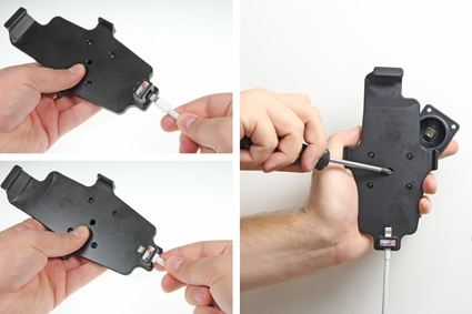 Brodit Holder for Kabeltilkobling, Apple iPhone 6 Plus/6S Plus/7 Plus/8 Plus/Xs Max