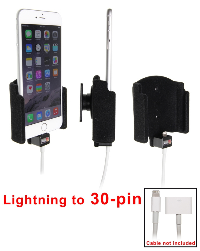 Brodit Holder for Kabeltilkobling, Apple iPhone 6S Plus/7 Plus/8 Plus/Xs Max