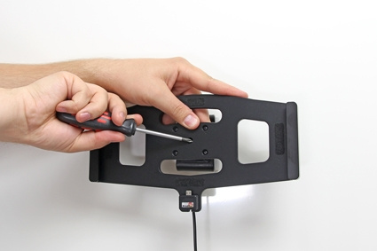 Brodit Aktiv holder med USB-kabel og cigarettadapter, Samsung Galaxy Tab PRO 10.1 LTE SM-T525/SM-T520