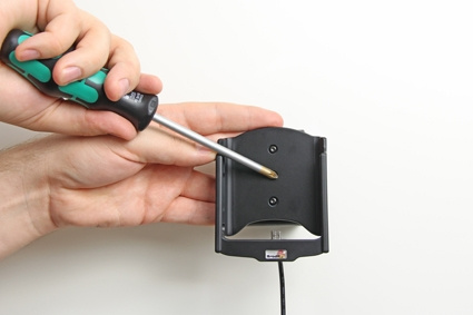 Brodit Aktiv holder med USB-kabel og cigarettadapter, Samsung Galaxy S5 