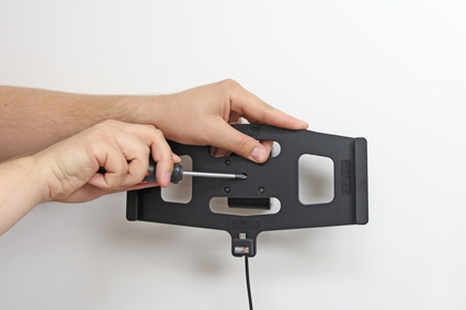 Brodit Aktiv holder med USB-kabel og cigarettadapter, Samsung Galaxy Tab 4 10.1 SM-T530/SM-T531/SM-T535