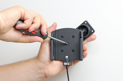 Brodit Aktiv holder med USB-kabel og cigarettadapter, Apple iPhone 6/6S