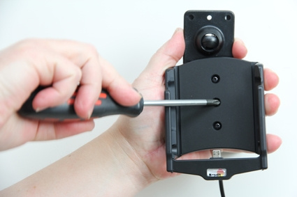 Brodit Aktiv holder med USB-kabel og cigarettadapter, Samsung Galaxy Xcover 3 