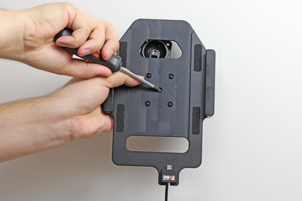 Brodit Aktiv holder med USB-kabel og cigarettadapter, Samsung Galaxy Tab E 8.0 