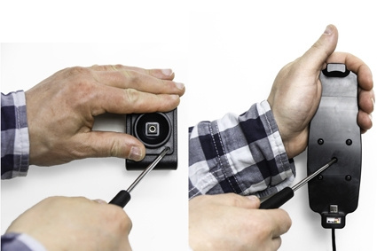 Brodit Aktiv holder med USB-kabel og cigarettadapter, Samsung Galaxy S10/S8/S9