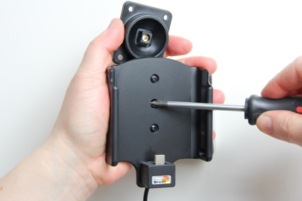 Brodit Aktiv holder med USB-kabel og cigarettadapter, Samsung Galaxy S8+ 